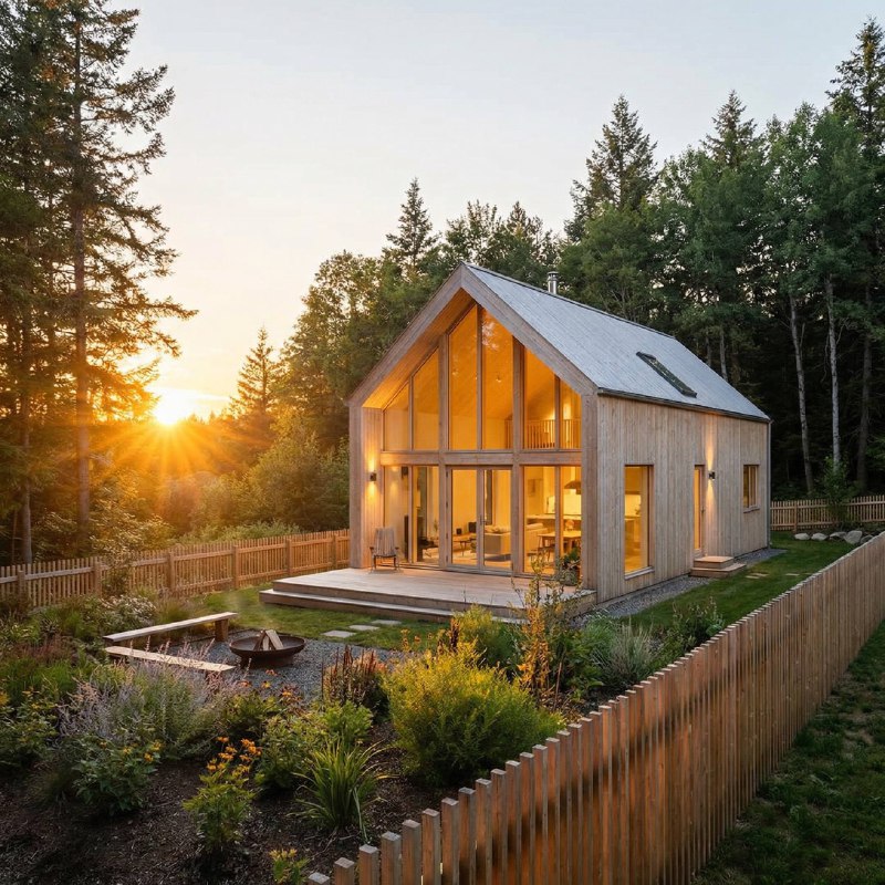 Фотографии Скандинавский стиль загородного дома! Гармония с природой и уютный аскетизм